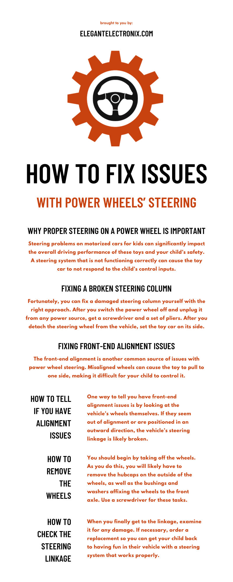 How To Fix Issues With Power Wheels’ Steering