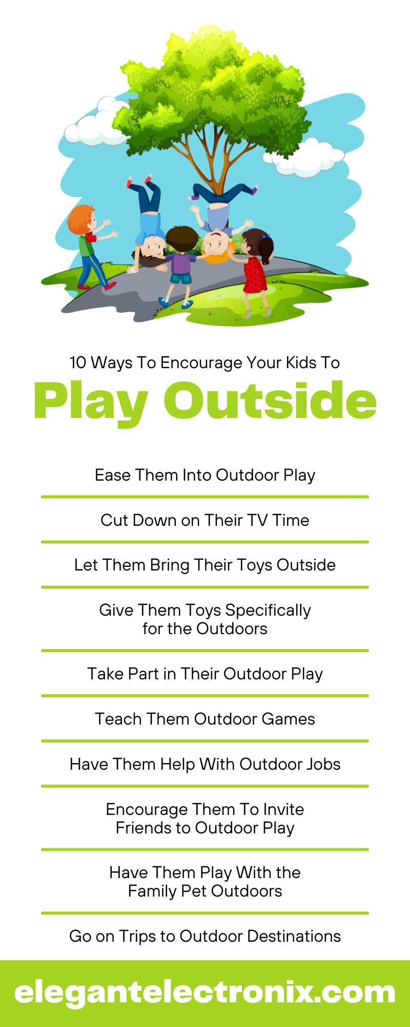 10 Ways To Encourage Your Kids To Play Outside