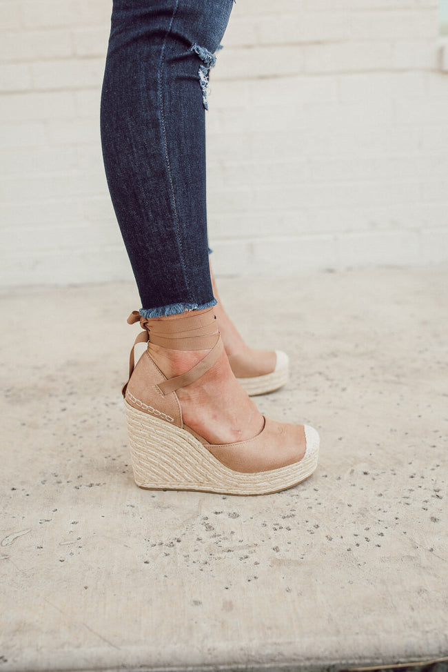 espadrille wedges nude