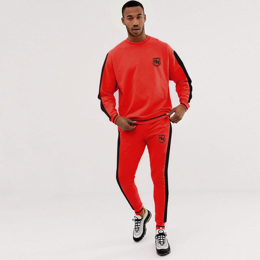 Funkys FN Side Panel Premium Red Track Suit | Deeds.pk | Reviews on ...