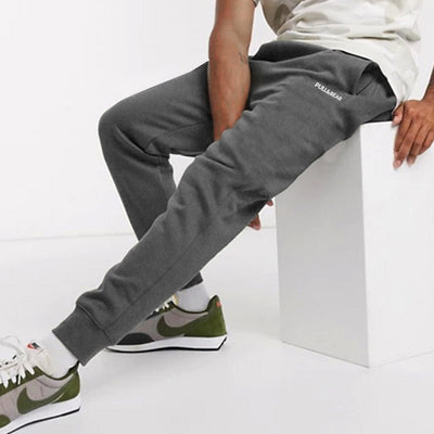 French Summer Terry Charcoal Jogger Pants