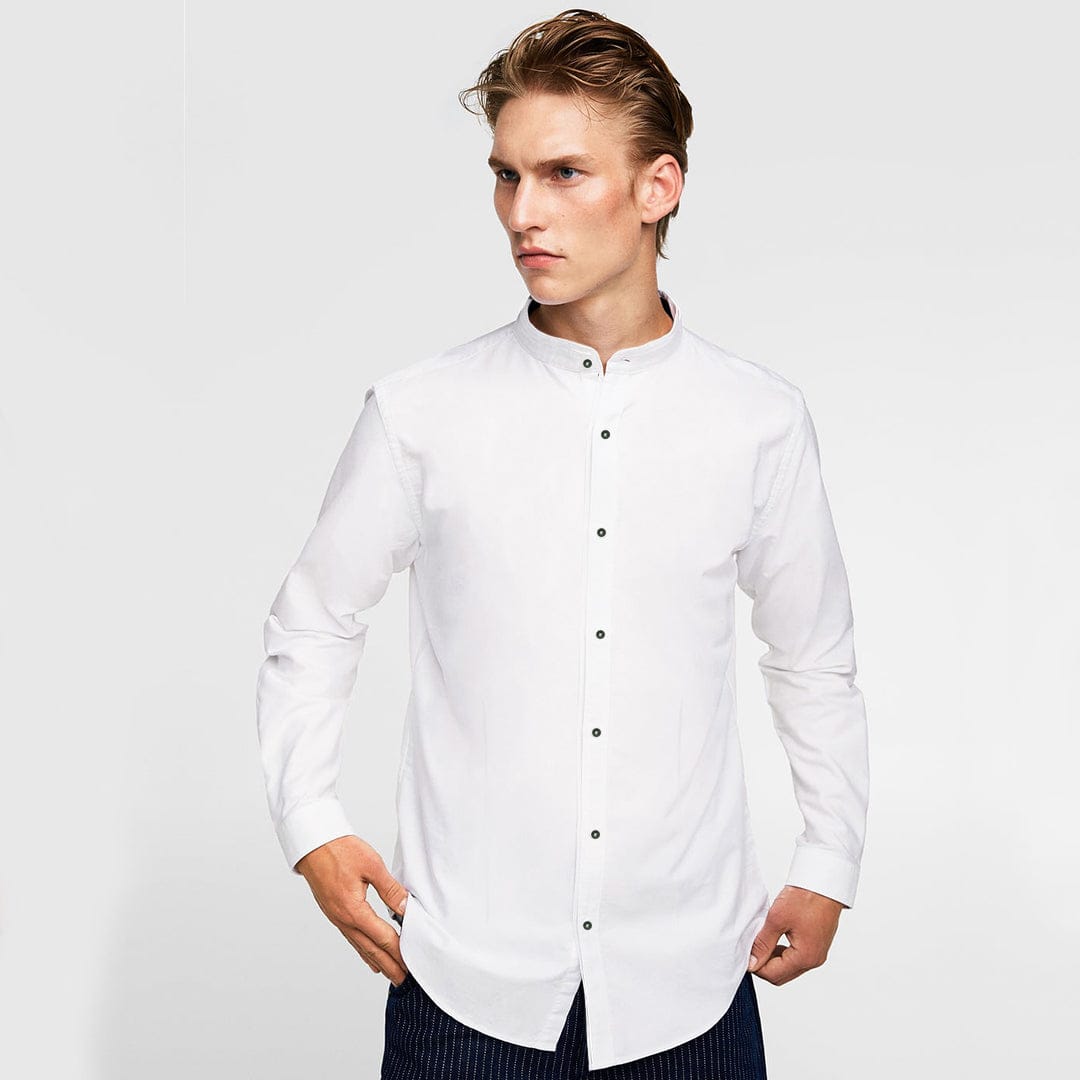 white shirt zara man