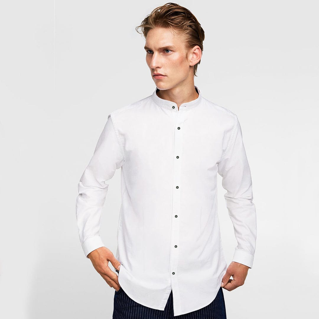 zara mens white shirt