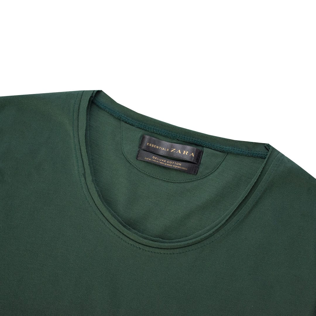 zara green t shirt