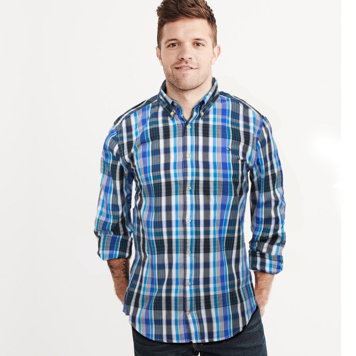 tommy hilfiger casual shirts