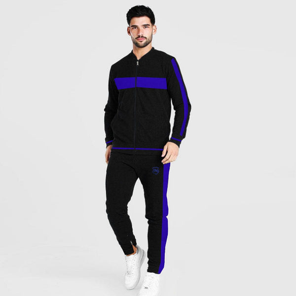 RED 3 STRIPES HEAVY FLEECE TRACK SUIT –