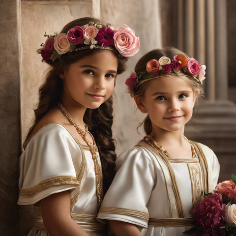 Ancient Rome Flower Girls