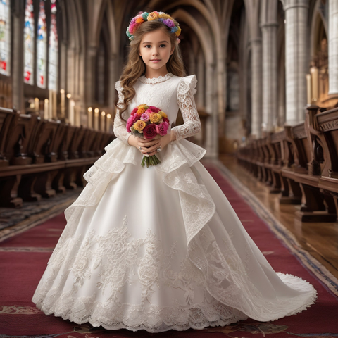 Flower Girl in Victorian Era