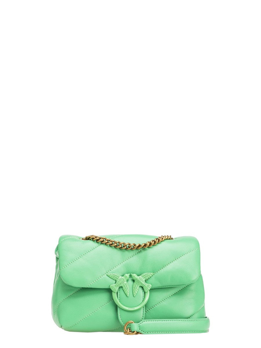 Image of Mini Love Bag Puff in Nappa Color Block