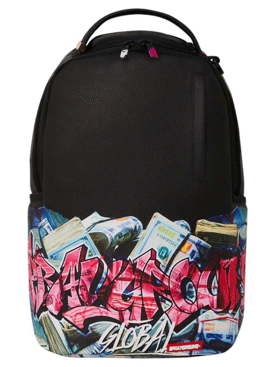 Image of Zaino Sprayground Graffiti Money Stash Nero