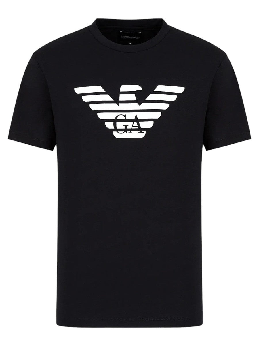 Image of T-shirt in jersey Pima stampa logo