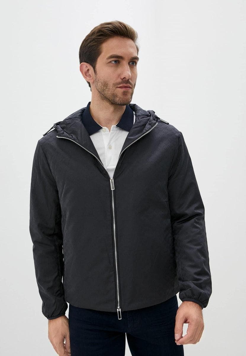 EMPORIO ARMANI Nylon jacket with all-over monogram DOWN JACKETS – Vittorio  Citro Boutique