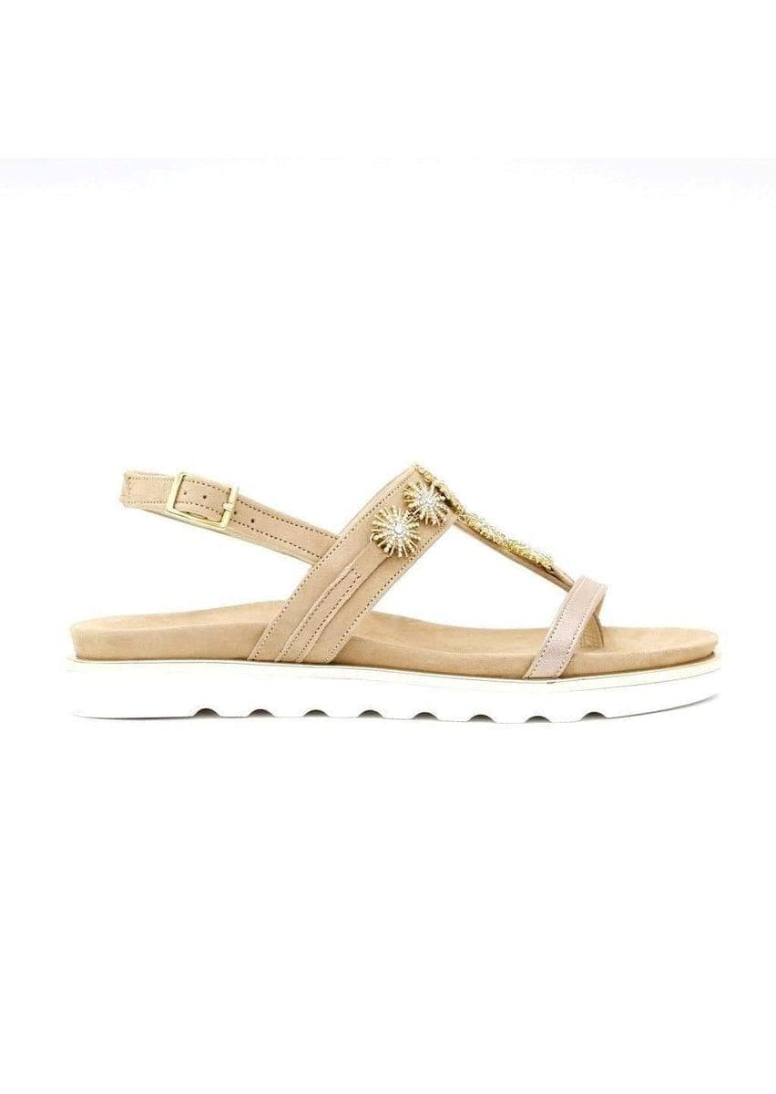 Sandalo perlato beige sole