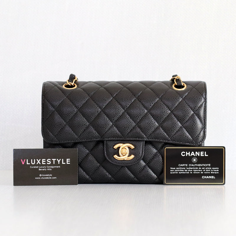 chanel classic 10 caviar