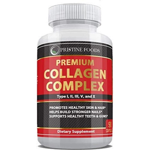 Collagen Complex Supplement 1500mg By Pristine Foods Type I Ii Iii Pristine Foods Usa