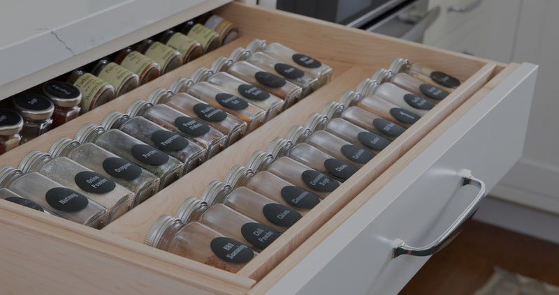 Cabinet Organization Ideas for the New Year - Docking Drawer