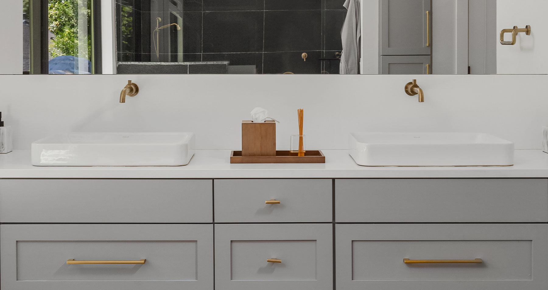 Bathroom Vanity With Drawer Outlets