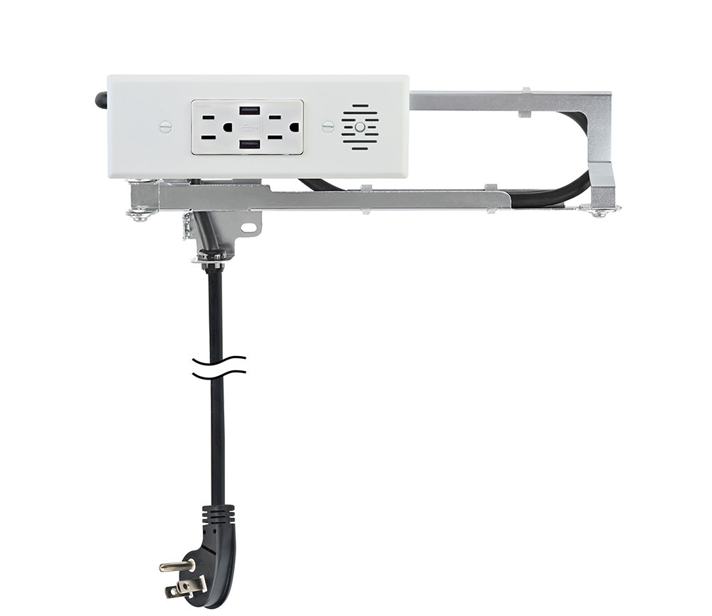 in-drawer outlet with USB-A