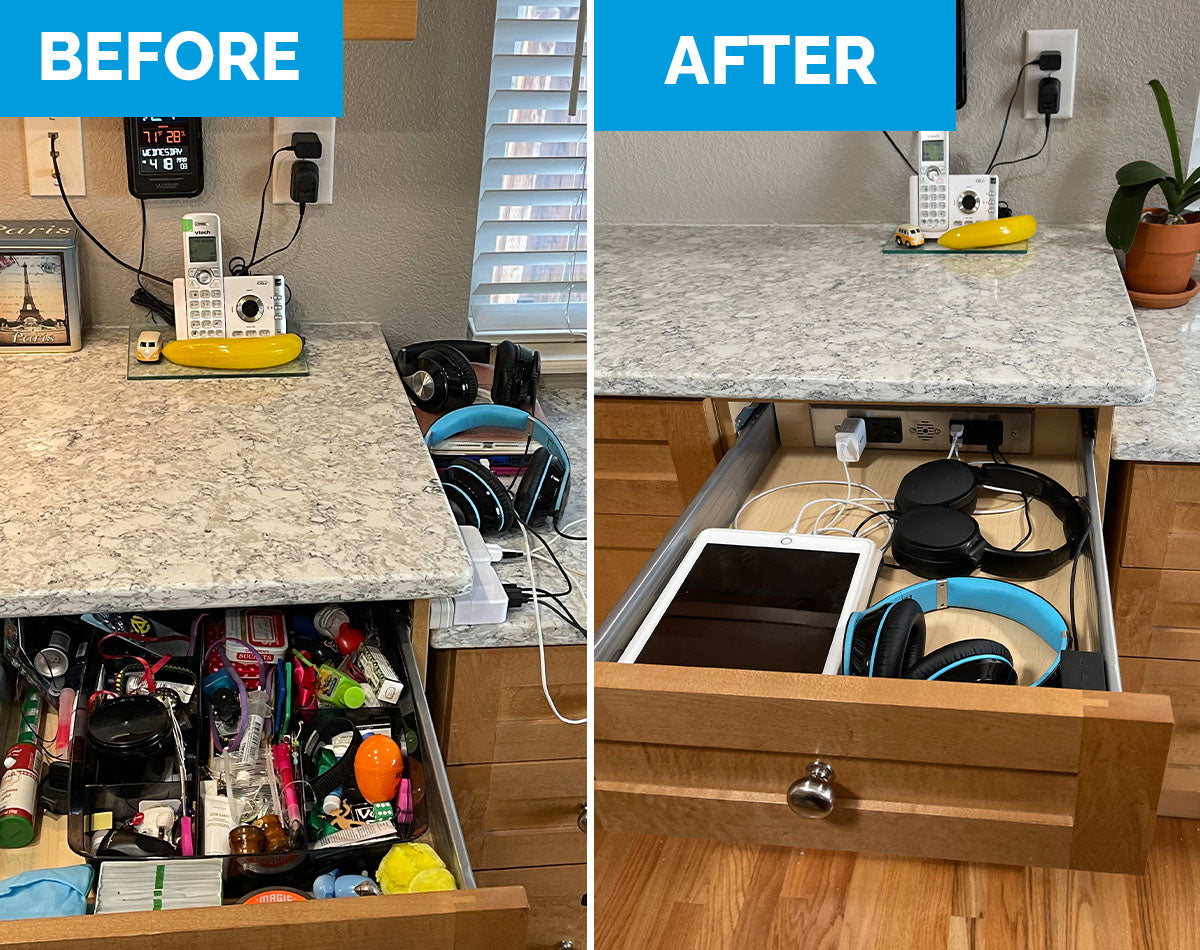 5 Ways to Give Your Kitchen Junk Drawer More Purpose – Docking Drawer