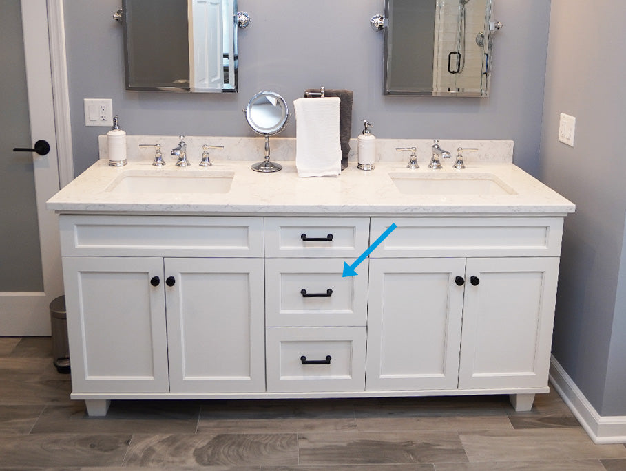 Bathroom Vanity With Integrated Electrical Outlet