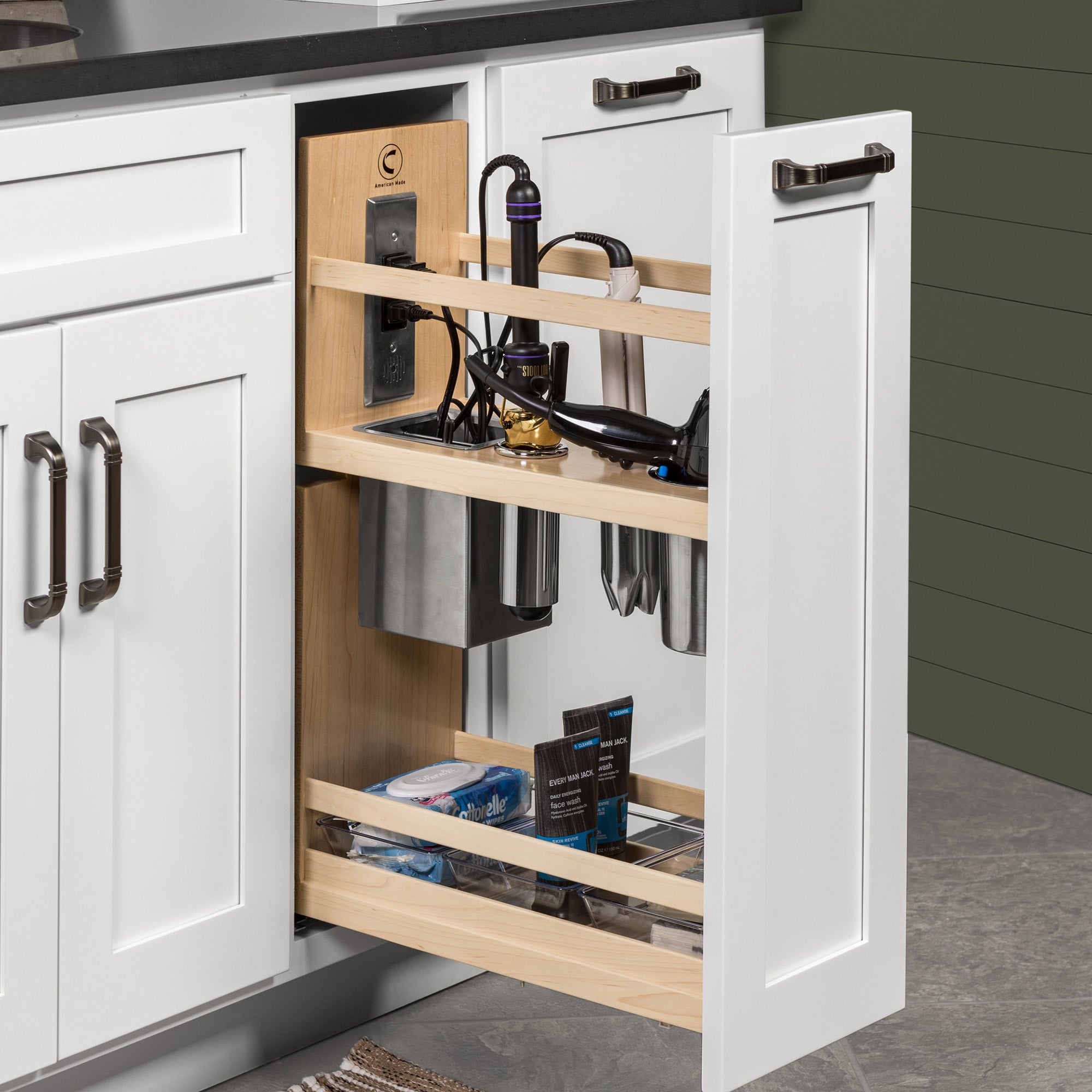 How Pull Out Drawers Will Keep Your Bathrooms Organized in 2021 – Docking  Drawer