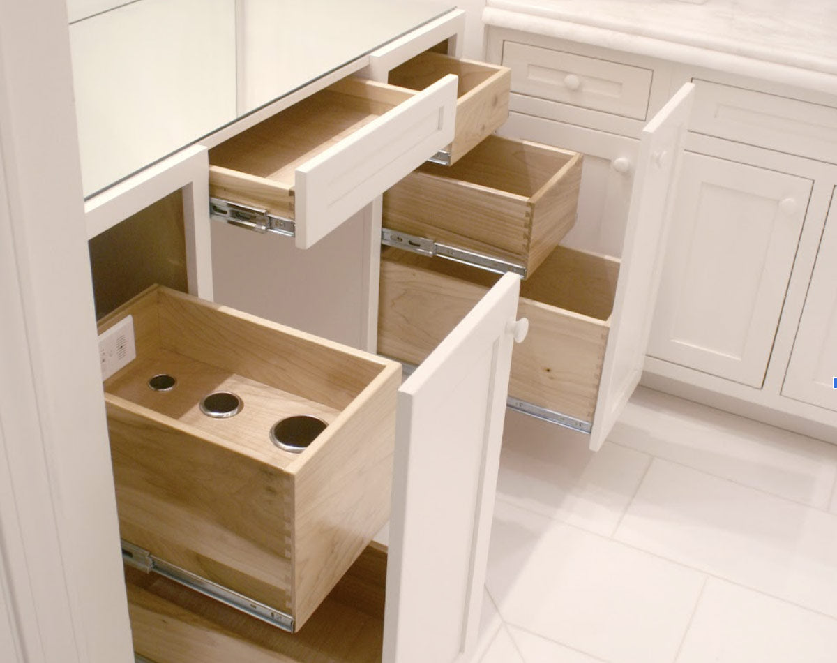 How Pull Out Drawers Will Keep Your Bathrooms Organized in 2021 – Docking  Drawer