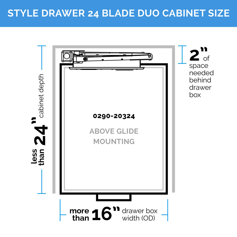 Style Drawer Blade Duo Powering Outlet | Docking Drawer