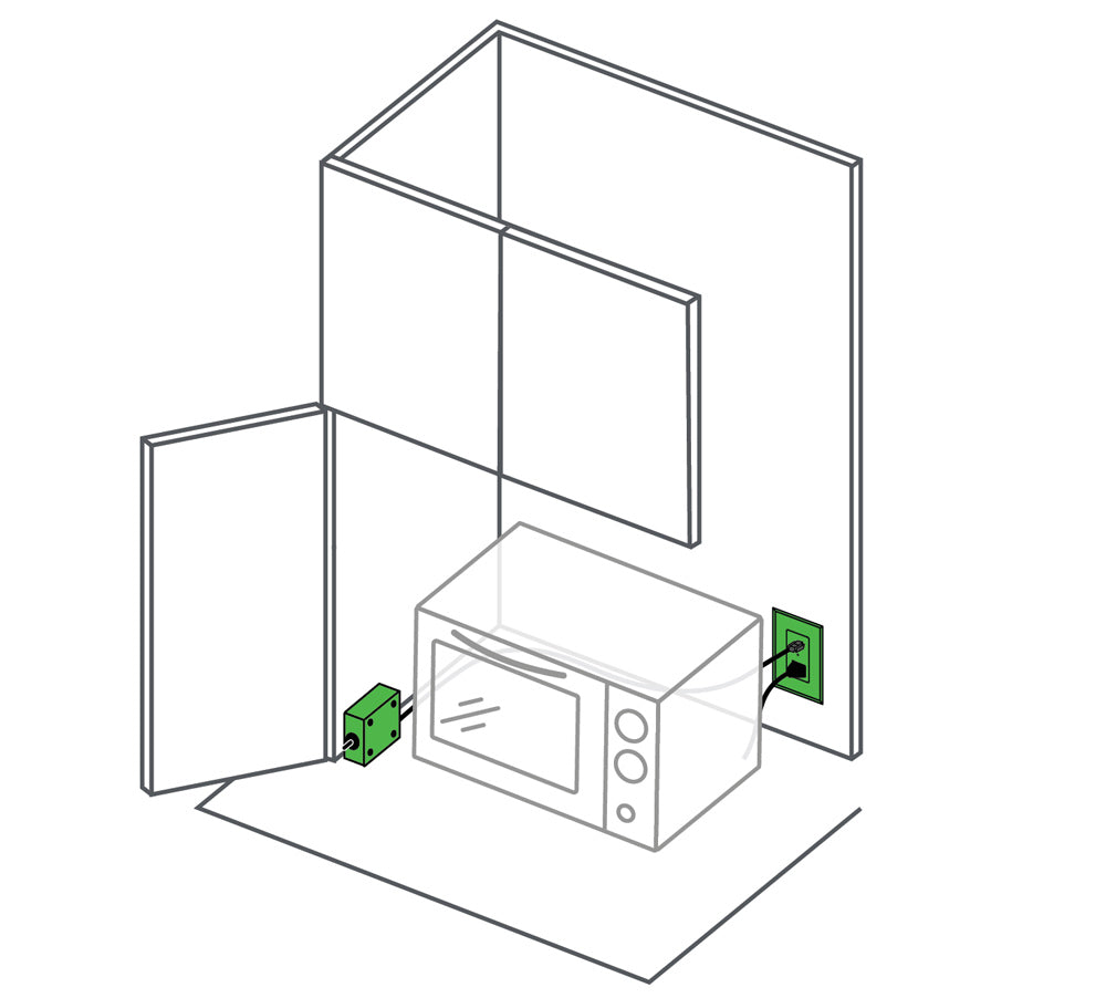 appliance garage interlock outlet