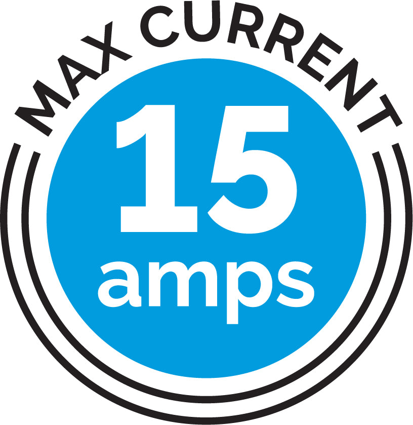 Max current 15 amps icon