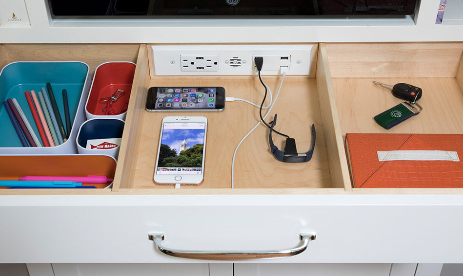 kitchen charging drawer