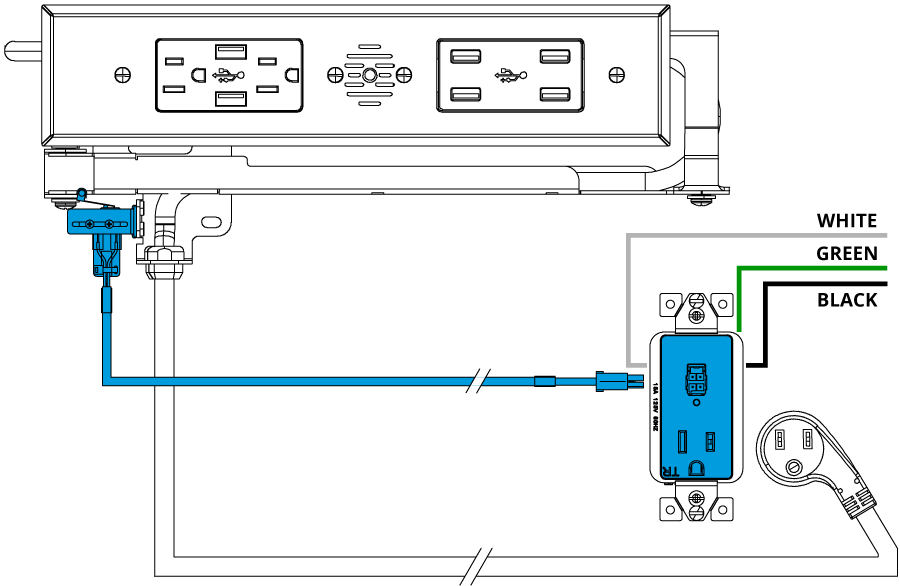 Safety Interlock Outlet wiring diagram