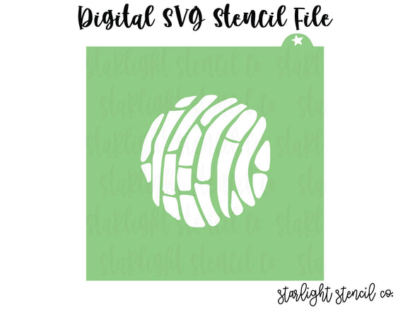 Concha Svg Stencil File Starlight Stencil Co