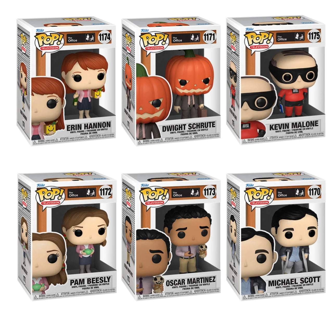 The Office Funko Pop! Complete Set of 6 (IN STOCK) - CircleCityToys