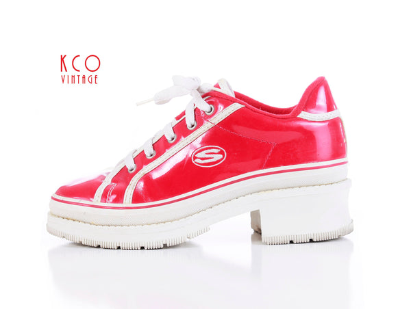skechers patent leather