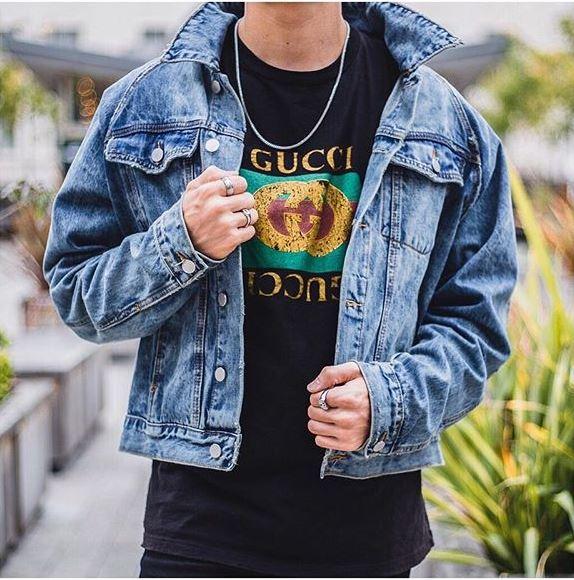 essentials denim trucker jacket