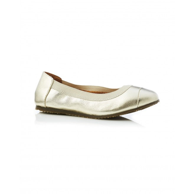 WALNUT | Ava Ballet Flat Gold | Dream 