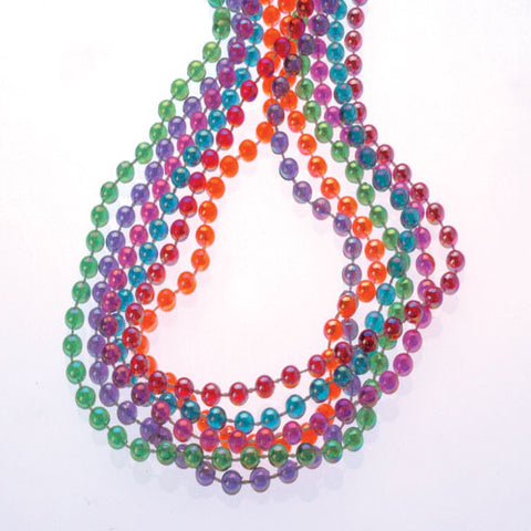 Mardi Gras Bead Necklace Party Favor (12 Necklaces Per Package)