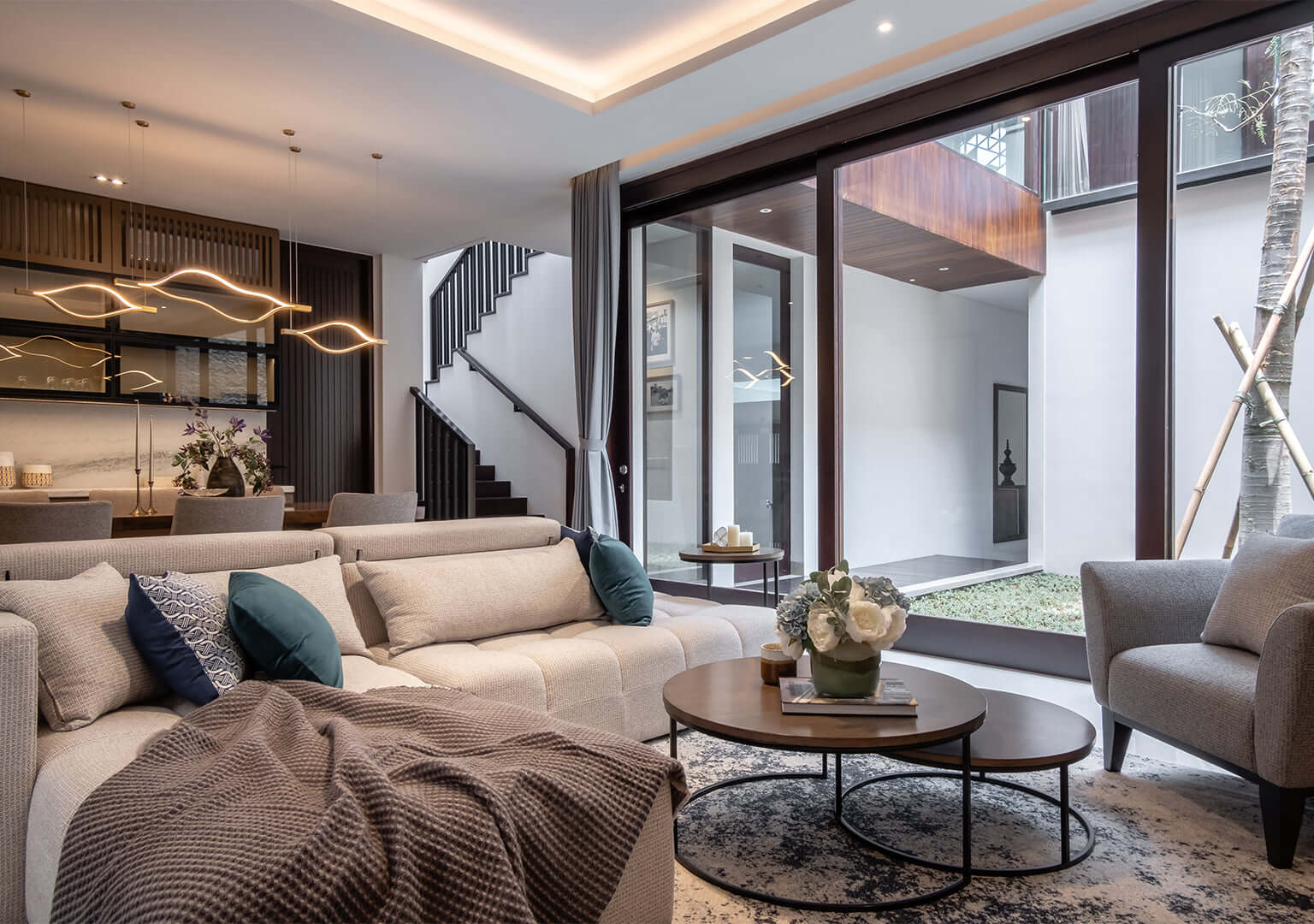 Inspirasi ruang keluarga design by Haris & Devi Calista