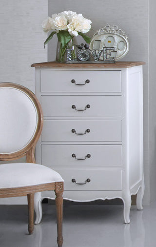 Belle Chest of 5 Drawers