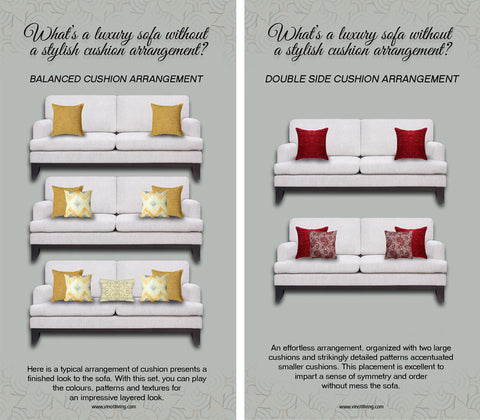 cushion arrangement tips for sofa
