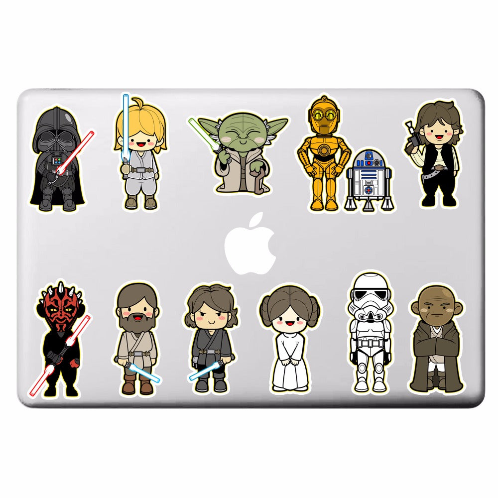 star wars laptop stickers