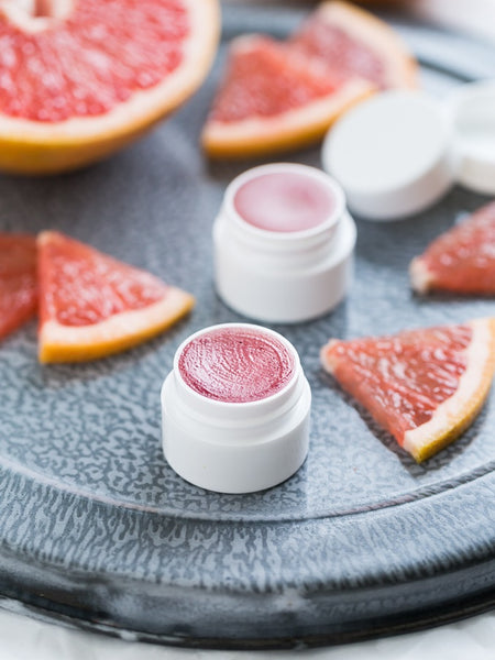 DIY Pink Grapefruit Lip Balm