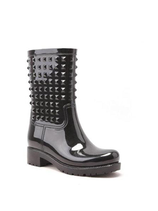 studded rain boots