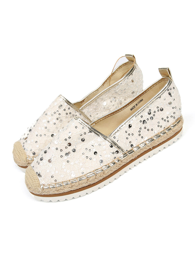 sequin espadrilles