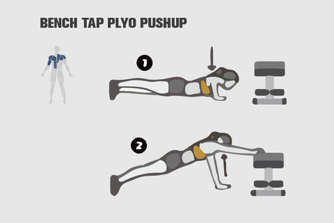 What Muscles Does Bench Press Work plyo pushup