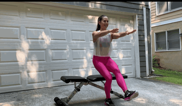 leg workouts at home - single leg squat