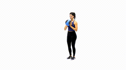 19 Best Medicine Ball Workouts for Beginners Forward Lunge