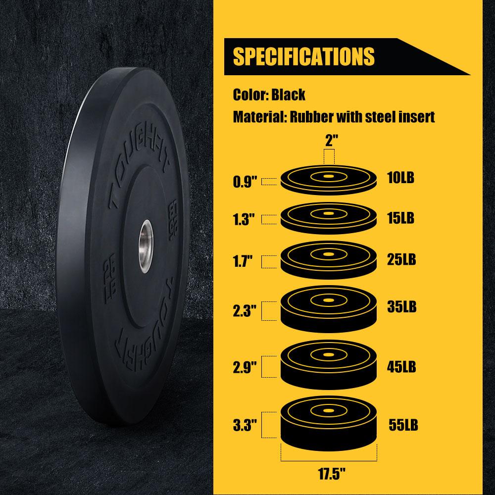 rubber weight plates