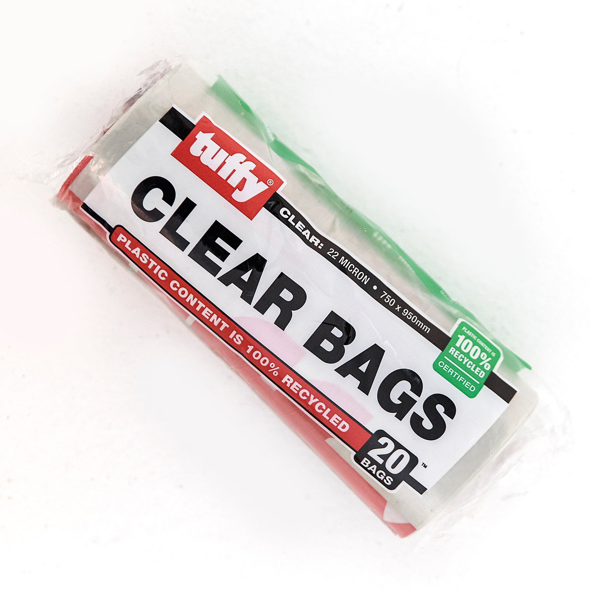 Presto Clear Trash 30 Gallon Flap Top Bags, 20 Count