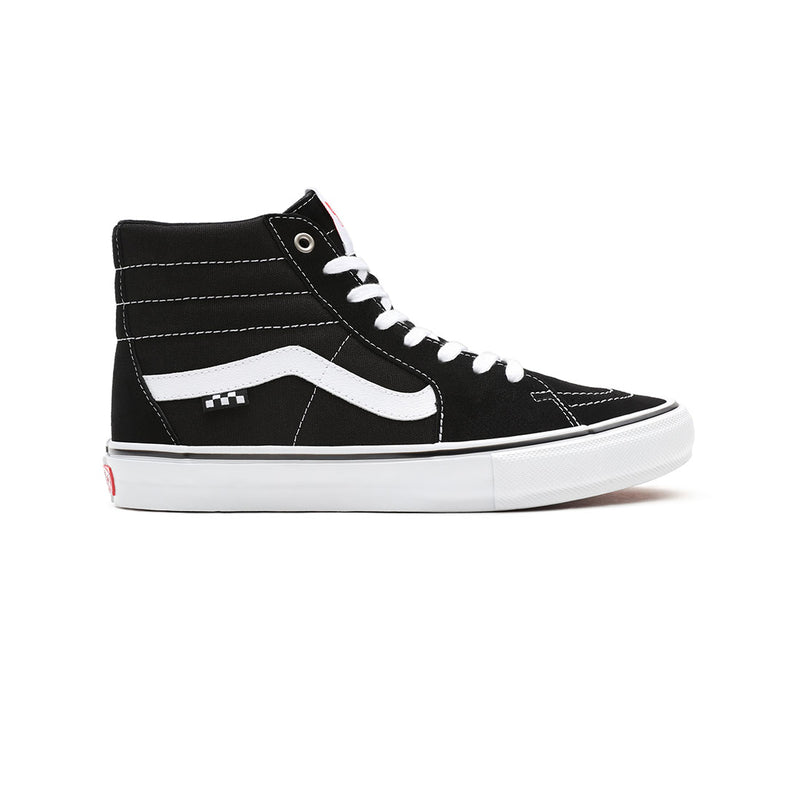 skate high black vans